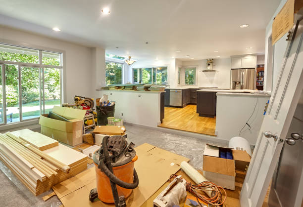 Professional Kitchen Flooring technician working in Jackson, WI